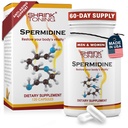 수축 spermidine는 피부 & 노화 방지 지원을 보충합니다 – 남자와 여자를 위한 120 Vegan 모자 100% 자연적인 Polyamine, 전반적인 웰빙 – 비 GMO, 미국 - 높은 spermidine, 아연 & Thiamin로 만드는