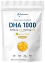 오메가 3 물고기 기름 DHA는 EPA 500mg, 200 Softgels - 레몬 맛, Burpless (Enteric coated)를 가진 1000mg를 보충합니다 | Deep Sea 신선한 물고기, 노르웨이어 물에서 잡은 야생 잡종 | Mercury Free