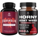 Pure Forskolin Extract의 묶음은 성인 기반 에너지 보조 식품 및 Horny Goat Weed Extract Complex를 강화한 에너지 및 체력 향상을 위한 향상된 에너지 보충