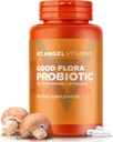 산. 천사 비타민 - 좋은 Flora Probiotic, 건강한 소화 및 박테리아 지원 (60 채식 캡슐)