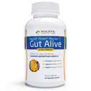 Gut Alive - Fight IBS, Heartburn, Acid Indigestion, Acid Reflux, Bloating & Gas에 대한 모든 자연 지원. 독특한 정립 (60 개)