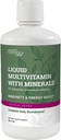 지구 하모니 액체 Multivitamins for Women & Men (지적 베리 맛) - 30 + 액체 비타민, 미네랄 및 유기 산화 혼합 - 면역 지원 및 에너지를위한 아침 멀티 비타민 - 32 Fl Oz