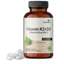 D3 보충 - 비 GMO 공식 - 5000 IU 비타민 D3 & 90 mcg 비타민 K2 MK-7, 250 채식 캡슐을 가진 Futurebiotics 비타민 K2 (MK7)