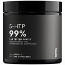 Toniiq 매우 고강도 5HTP 캡슐 - 99% + 높은 순화 및 생물 가능 - 12 : 1 농축 추출물 - 200mg - 90 Veggie 캡슐