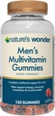 Nature's Wonder Men's Multivitamin Gummies는 비타민 A, C, D, B6, B12, 150 남자의 매일 Multivitamin Gummies, 75 일 공급을 가진 면역력, 에너지, 대사 및 근육을 지원합니다