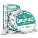 Deckiez 에너지 주머니, 5개의 깡통 (100 주머니), 설탕 자유로운 카페인 보충교재, 커피 주머니 & 에너지 음료 대안, 50mg 카페인 주머니, Wintergreen 풍미