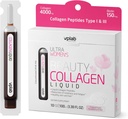 VPLab Ultra Women's Beauty Liquid Collagen - Biotin-Infusion Multivitamin Complex with Peptides Type I & III Supplement for Skin, Hair & Nails - 여성용 음료 혼합 비타민 B 그룹, 10