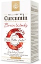 Solgar Full Spectrum Curcumin Brain Works, 90 Licaps - 지원 메모리 리콜, 초점,인지 기능 - 산화 방지제 지원 - Curcumin, BacoMind, Choline, 비타민 B12 - Non-GMO, Vegan - 30 서빙