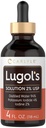 Carlyle Lugols Iodine 2 Percent | 4 fl oz (팩 1) | 칼륨 이오드 및 이오딘 솔루션 2% 액체 드롭