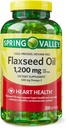 LLK Flaxseed 기름 Softgels 규정식 보충교재, 1,200 mg, 200 조사