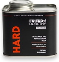 남성용 Hard Supplement - Black Maca & Ashwagandha Root - 자연 성능 지원 - 에너지, 활력, 호르몬 균형 강화 - (120 캡슐 / 캔)