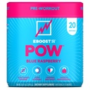 EBOOST POW Natural Pre Workout Powder – 20 서빙 - 블루 라즈베리 - 성능, 관절 이동성 지원, 에너지 - 남성 및 여성을위한 PreWorkout 보충 - Non-GMO, 글루텐 - 무료, 크레아틴 없음