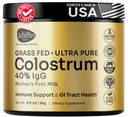 우수한 Colostrum 보충교재 Gut 건강을 위한 가장 높은 IgG, Immune 지원 & 회복 Superfood, 반대로 나이 - 순수한 잔디 먹은 Bovine Colostrum 분말 - 어머니의 첫번째 우유, 60의 서빙, Unflavored