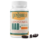 800 mg Liposomal NAD + Nicotinamide Riboside 200 mg, Trans-Resveratrol 100 mg과 보충 - DNA 수리, 건강한 노화, 두뇌 기능을위한 진정한 NAD 보충 - 60 일 공급