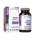 Bluebonnet 영양 아름다운 Ally Biotin 10,000 mcg, Strengthen Hair & Nails*, Non-GMO, Vegan, Kosher Certified, Gluten-Free, Soy-Free, 90 야채 캡슐, 90 서빙