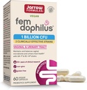Jarrow Formulas Fem-Dophilus - 서빙 당 1 억 Organisms - 60 Veggie 캡슐 - 여성 프로 바이오 틱 - 유린 트랙 건강 - 최대 60 서빙