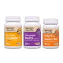 Renzo's Vitamins Back to School Bundle, Bright & Brainy Vitamin B6, Picky Eater Kids Multivitamin 및 Immune 지원을 위한 Elderberry & 아연을 가진 아이 비타민 C