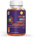 임상 Daily Complete Kids Multivitamin Daily Gummy Supplement for Brain, Vision, Bone 및 면역 건강. 비타민 A, C, E, D, B6, B12, Folate, Biotin, 정유. 90 글루텐 무료 Yummy Gummies