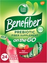 소화 건강, 매일 섬유 분말, Kiwi Strawberry 풍미 분말 스틱 팩에 대한 Go Prebiotic 섬유 보충 분말 - 24 스틱 (5.28 온스)