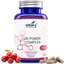 4-IN-1 URI POWER COMPLEX 1350mg - D Mannose, Cranberry, Hibiscus 및 Dandelion 허브 - 자연적으로 Bladder 및 Urinary Tract 60 캡슐을 청소 - UTI 피임을위한 특수 접근