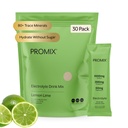 ProMix Nutrition Electrolytes Powder Packets - Sugar Free, Zero Calorie, Stevia Free, Fasting Friendly, Natural Himalayan Pink Salt - Lemon Lime - 30 서빙 (30 포장)