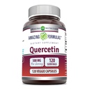 놀라운 공식 Quercetin 500mg 120 Veggie 캡슐 보충 - Non-GMO - 글루텐 무료 - 전반적인 건강 및 웰빙 지원