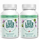 Vital Liver Support - 프리미엄 Liver Cleanse Detox & 수선식 우유 이틀 지원 Liver 건강 및 Detox Cleanse