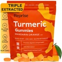 여성을 위한 Turmeric Gummies | 인화를위한 심황 보충 구미 | 성인을 위한 심황 구미 | 자연적인 쿠르쿠민, 저수지, 비건, 만다린 오렌지 맛, 45 조사