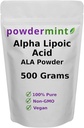 알파 Lipoic 산성 분말 (RS-ALA, 순수한 ALA) (다중 크기) 산화 방지제 (ALA 분말) Scoop 포함