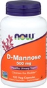 지금 음식 D-Mannose의 120의 모자 500 mg (3의 포장)