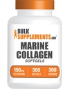 BulkSupplements.com 교원질 Softgels - 교원질 펩티드 캡슐 - 여자를 위한 교원질 알약 - 교원질 펩티드 알약 - 바다 교원질 - 교원질 보충교재 (300 조사 - 300 서빙)