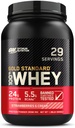 최적 영양 골드 표준 100 % Whey Protein Powder, 딸기 & 크림, 2 파운드 (패키지 May Vary)