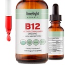 USDA 유기 비타민 B12 액체 낙하 – 5000 mcg Methylcobalamin – 하위 언어, 빠른 흡수 채식 보충교재 – 에너지, 대사, 뇌, 심장 & 면역 지원 – 알콜 자유로운, 60의 서빙, 미국 만드는