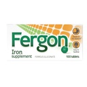Fergon 높은 Potency 철 보충교재는 100개 ea를 메모장에 기입합니다