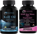 아스타크산틴 2mg와 아일랜드어 바다 Moss Gummies를 가진 남극 Krill 기름 1600mg 검정씨 기름과 Ashwagandha 2000mg