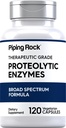 Piping Rock Proteolytic 효소 보충교재 | 120의 캡슐 | 넓은 스펙트럼 Complex | 채식주의, 비 GMO, 글루텐 무료