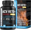ACV Keto 보충 교재, 어머니 사과 Cider Vinegar (1455 Mg) Metabolism 및 Appetite 지원, 체중 감소 및 Belly 지방을 위한 THERMO ACV Keto 알약, 여자 남자를 위한 성숙한 체중을 줄이는 캡슐