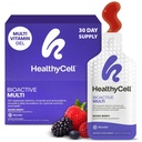 남성 & 여성을위한 건강한 생물 활성 매일 액체 Multivitamin - 20 + 필수 비타민, 뇌, 심장, 면역력, 에너지, 피부 및 헤어 지원을위한 미네랄 및 산화 방지제 - 30 젤 팩