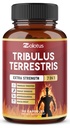 Ashwagndha, Panax Ginseng, Saw Palmetto, Maca, Shilajit - 90 캡슐과 Tribulus Terrestris 캡슐 - 3 개월 공급