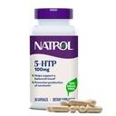 Natrol Mood + 스트레스 5-HTP 100 mg, 균형 잡힌 Mood, 성인을위한 캡슐, 30 캡슐, 30 일 공급까지 다이어트 보충