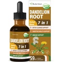 Dandelion 뿌리 추출물 하락, Diente de Leon Organico Hierba, Dandelion 보충교재 공식 W/Milk Detox Cleanse, Digestion & Immune 지원, 알콜 자유로운 가늠구멍을 위한 이틀 심황. 2oz