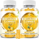 Ceylon Cinnamon 1500mg 높은 Potency Berberine HCL 보충 Immune와 Metabolism 지원, 설탕 무료, 파인애플 맛 - 120 카운트