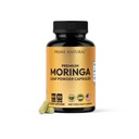 Moringa 분말 캡슐 - 순수한 Moringa 분말, 에너지, 피부, 면역 & Gut 건강 Superfood, 항 산화제, 필수 비타민 & 아미노산, 자연적인 녹색 Superfood 보충교재 - 60 조사에서 부유한