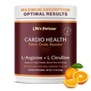 생명의 Fortune 5000mg L- Arginine 보충교재 분말 & 1000mg L-Citrulline, 높은 잠재력 산화 질소 건강 승압기, 내구시간, 운동 성과, 자연적인 오렌지 풍미 (20의 서빙)