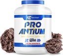 Ronnie Coleman 서명 시리즈 Pro-Antium BCAA의와 EAA의, 회복과 Lean 근육 지원을 위한 크레아틴, 서빙 당 30g 단백질, 두 배 초콜렛 과자, 5개 Lb를 가진 Whey 단백질 분말