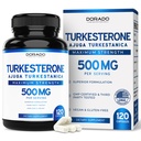 Turkesterone 보충교재 500mg (120의 캡슐) - 체력, 드라이브, 운동 성과 & 근육 질량 - (Ajuga Turkestanica Std.에서 10% Turkesterone) (Ecdysterone에 Similar) - 비 GMO & Vegan 캡슐