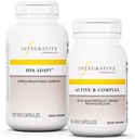 Active B-Complex, 60 캡슐 및 HPA Adapt, 120 Vegan 캡슐과 통합 치료 번들 - 에너지 대사를 지원하는 Active B-Complex - 건강한 스트레스 응답을 지원하는 HPA Adapt