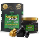웰빙 둥지 금 급료 순수한 Himalayan Shilajit 수지: 남자 & 여자를 위한 궁극적인 힘 - 24k 금, 75%+ Fulvic 산, 실험실 시험 보고서 포함되는 - 30g (1 팩), 75의 서빙