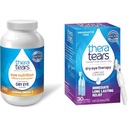 TheraTears 1200mg Omega 3는 눈 영양, 유기 Flaxseed Triglyceride 물고기 기름 & 건조한 눈 치료를 위한 눈 하락을 기름을 바르는 건조한 눈, 부식 자유로운 눈 하락을 위한 보충합니다